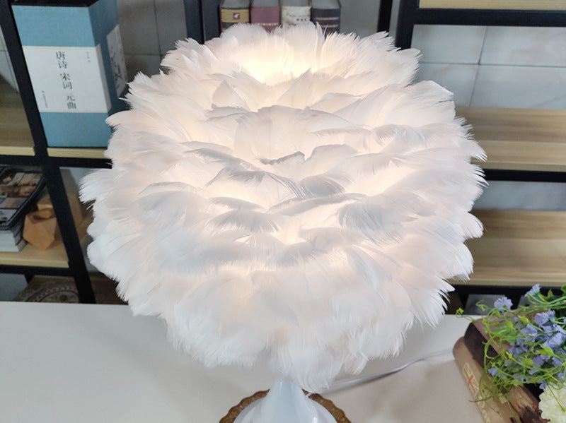 Feather Lamp