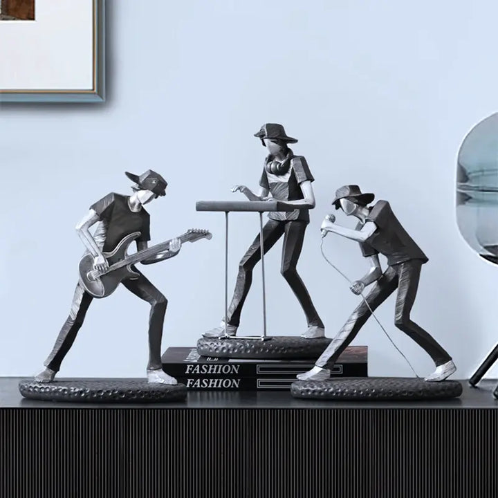 Abstract Rock Band Figures