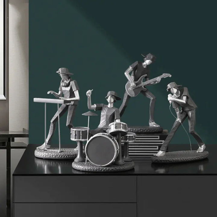 Abstract Rock Band Figures