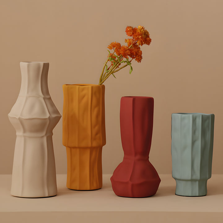 Morandi Creased Vase