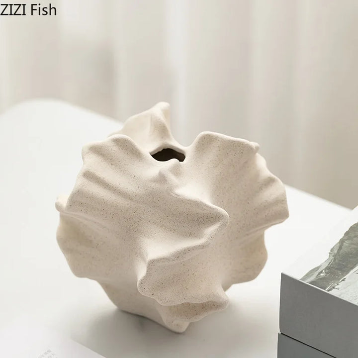 Abstract Coral Vase